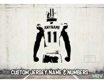 American Football  - Custom Name - Choose Name and Jersey Numbers